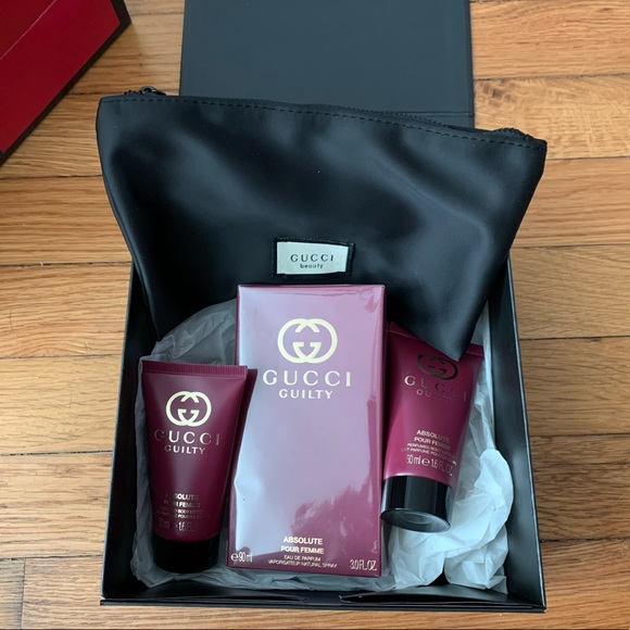 gucci guilty absolute pour femme set
